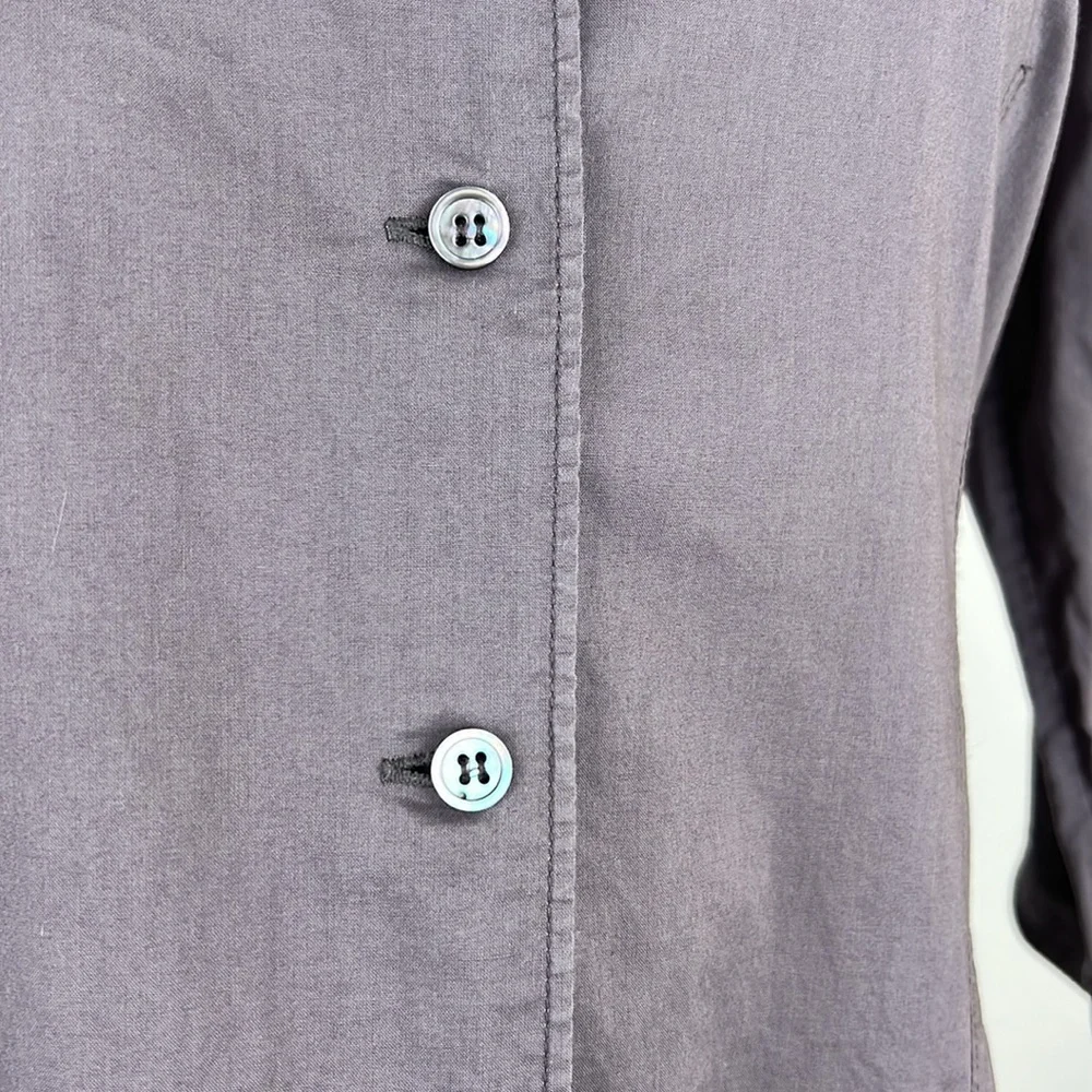 GARNET HILL shirt dress with 1/2 collar and 3/4 sleeves 4 - Picture 3 of 8